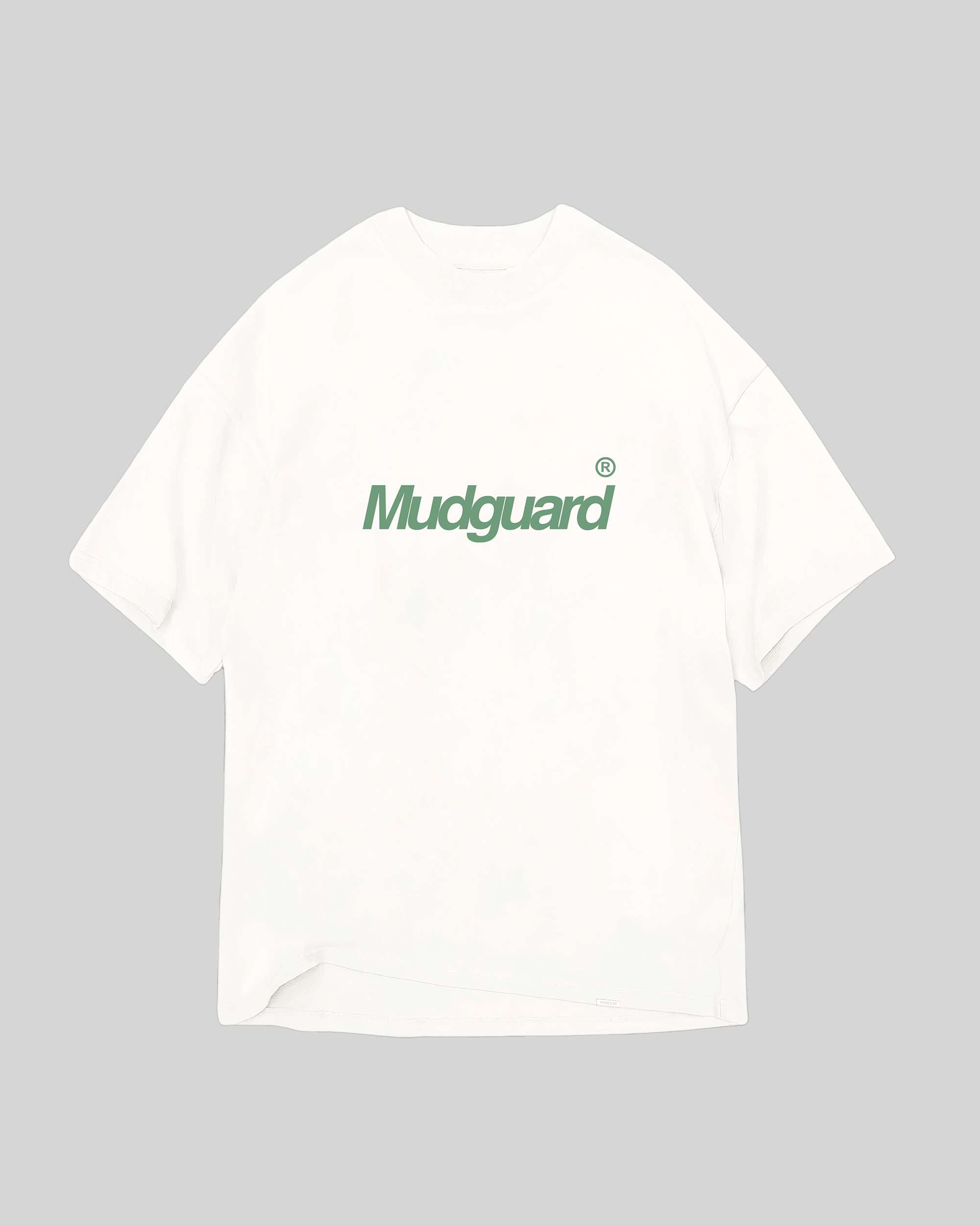 Core White Tee product front flat lay
