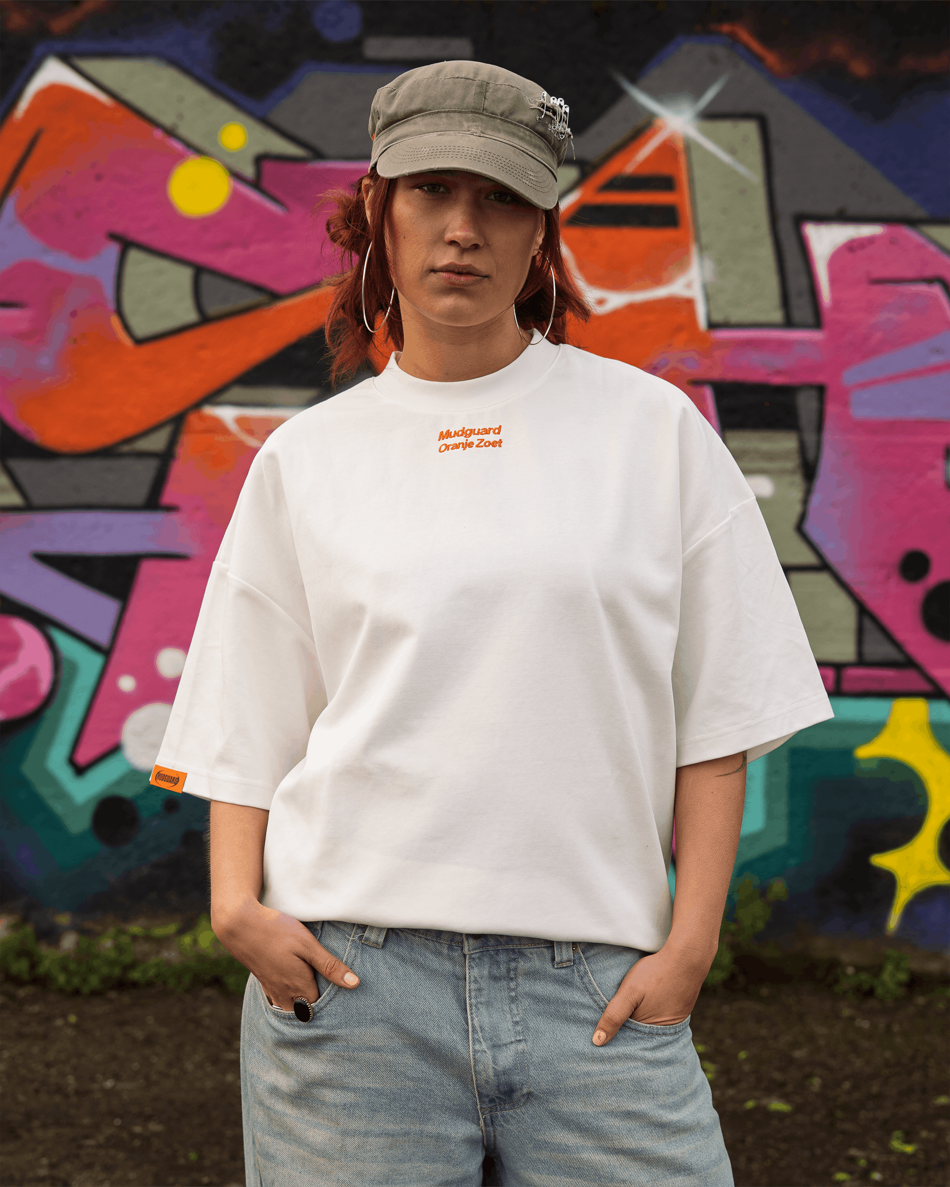 Mudguard x Oranje Zoet x Ploegendienst – BUILT FOR THE PIT Tee-4